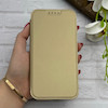 کیف گوشی iPhone XS Max آیفون الکترو استاتیک Wallet Case مگ سیف دار Magsafe اورجینال محافظ لنز دار گلسی طلایی کد 126459