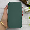 کیف گوشی iPhone XR آیفون الکترو استاتیک Wallet Case مگ سیف دار Magsafe اورجینال محافظ لنز دار گلسی سبز کد 126461