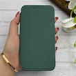 کیف گوشی iPhone XR آیفون الکترو استاتیک Wallet Case مگ سیف دار Magsafe اورجینال محافظ لنز دار گلسی سبز کد 126461