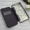 کیف گوشی iPhone XR آیفون الکترو استاتیک Wallet Case مگ سیف دار Magsafe اورجینال محافظ لنز دار گلسی بنفش کد 126462