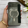 کیف گوشی iPhone XR آیفون الکترو استاتیک Wallet Case مگ سیف دار Magsafe اورجینال محافظ لنز دار گلسی مشکی کد 126463