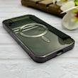 کیف گوشی iPhone XR آیفون الکترو استاتیک Wallet Case مگ سیف دار Magsafe اورجینال محافظ لنز دار گلسی مشکی کد 126463