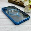 کیف گوشی iPhone XR آیفون الکترو استاتیک Wallet Case مگ سیف دار Magsafe اورجینال محافظ لنز دار گلسی سرمه ای کد 126464