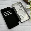 کیف گوشی Galaxy S23 Plus سامسونگ الکترو استاتیک Wallet Case مگ سیف دار Magsafe اورجینال محافظ لنز دار گلسی مشکی کد 126481