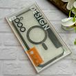 کیف گوشی Galaxy S23 Plus سامسونگ الکترو استاتیک Wallet Case مگ سیف دار Magsafe اورجینال محافظ لنز دار گلسی مشکی کد 126481