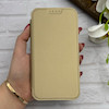 کیف گوشی Galaxy S23 Plus سامسونگ الکترو استاتیک Wallet Case مگ سیف دار Magsafe اورجینال محافظ لنز دار گلسی طلایی کد 126482