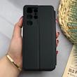 کیف گوشی Galaxy S21 Ultra سامسونگ کلاسوری اورجینال J CASE سوزنی مدل SPORT 2026 محافظ لنزدار مشکی کد 126141