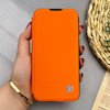 قاب گوشی iPhone 17 آیفون کلاسوری اورجینال J CASE سوزنی مدل SPORT 2026 محافظ لنزدار نارنجی کد 126154