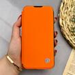 قاب گوشی iPhone 17 آیفون کلاسوری اورجینال J CASE سوزنی مدل SPORT 2026 محافظ لنزدار نارنجی کد 126154