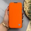 قاب گوشی iPhone 16 آیفون کلاسوری اورجینال J CASE سوزنی مدل SPORT 2026 محافظ لنزدار نارنجی کد 126155