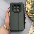 کیف گوشی Redmi Note 15 Pro 4G شیائومی کلاسوری اورجینال J CASE سوزنی مدل SPORT 2026 محافظ لنزدار خاکستری تیره کد 126165