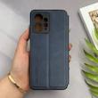 کیف گوشی موبایل Redmi Note 12 4G شیائومی کلاسوری اورجینال دادوو Dadoo مدل SPORT 2026 محافظ لنزدار سرمه ای کد 126384