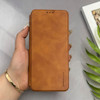 کیف گوشی موبایل Redmi Note 12 4G شیائومی کلاسوری اورجینال دادوو Dadoo مدل SPORT 2026 محافظ لنزدار عسلی کد 126386