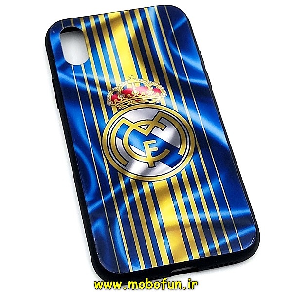 مشخصات و خرید قاب گوشی Iphone X - XS آیفون پشت گلس شیشه ای لیزری رئال مادرید، خرید قاب گوشی Iphone X - XS آیفون پشت گلس شیشه ای لیزری رئال مادرید از فروشگاه موبوفان، قیمت قاب گوشی Iphone X - XS آیفون پشت گلس شیشه ای لیزری رئال مادرید