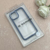 قاب گوشی iPhone 11 Pro آیفون پشت طلق شفاف دور سیلیکونی اورجینال فلزی متال کیس Metal Case آبی کد 124869