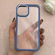 قاب گوشی iPhone 11 Pro آیفون پشت طلق شفاف دور سیلیکونی اورجینال فلزی متال کیس Metal Case آبی کد 124869