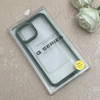 قاب گوشی iPhone 12 Pro Max آیفون پشت طلق شفاف دور سیلیکونی اورجینال فلزی متال کیس Metal Case سبز کد 124876