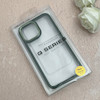 قاب گوشی iPhone 13 Pro Max آیفون پشت طلق شفاف دور سیلیکونی اورجینال فلزی متال کیس Metal Case سبز کد 124879