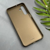 قاب گوشی Galaxy A16 سامسونگ اورجینال M Company ضد ضربه کرکره ای دور سیلیکونی پشت سخت قهوه ای کد 125930
