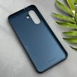 قاب گوشی Galaxy A36 سامسونگ اورجینال M Company ضد ضربه کرکره ای دور سیلیکونی پشت سخت سرمه ای کد 125936