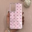 قاب گوشی Galaxy A17 سامسونگ فانتزی براق IMD لیزری لاکچری سخت HARD طرح پاپیون کد 130135