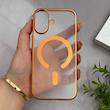 قاب گوشی iPhone 17 آیفون طلقی اورجینال Unique Case طرح مگ سیف مات نارنجی کد E10-98485