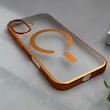 قاب گوشی iPhone 17 آیفون طلقی اورجینال Unique Case طرح مگ سیف مات نارنجی کد E10-98485