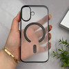 قاب گوشی iPhone 17 آیفون طلقی اورجینال Unique Case طرح مگ سیف مات مشکی کد E10-98486
