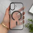 قاب گوشی iPhone 17 آیفون طلقی اورجینال Unique Case طرح مگ سیف مات مشکی کد E10-98486