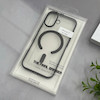 قاب گوشی iPhone 17 آیفون طلقی اورجینال Unique Case طرح مگ سیف مات مشکی کد E10-98486