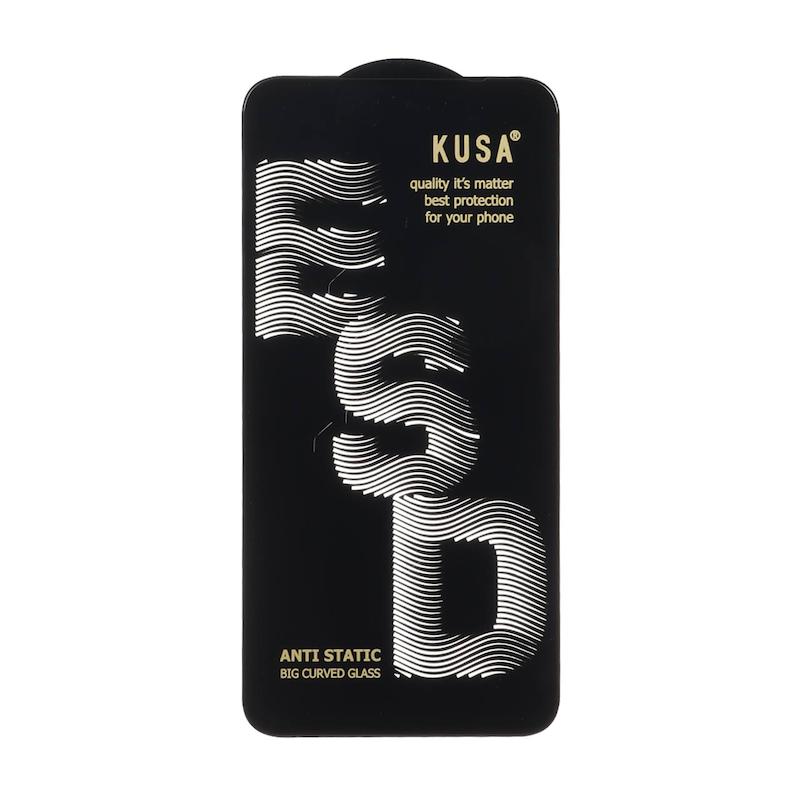 گلس گوشی Redmi 15 4G - 5G شیائومی شیشه ای KUSA سری آنتی استاتیک ESD ANTI STATIC Black اورجینال کد 130159