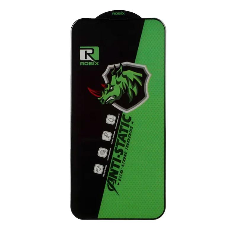 گلس گوشی iPhone 13 Mini آیفون شیشه ای Ultra Strong سری آنتی استاتیک Anti Static HD روبیکس ROBIX اورجینال کد 130160
