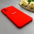 قاب گوشی Galaxy A07 سیلیکونی اورجینال پاک کنی درجه یک زیربسته قرمز کد 130175