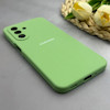 قاب گوشی Galaxy A17 سیلیکونی اورجینال پاک کنی درجه یک زیربسته سبز فسفری کد 130195