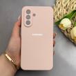 قاب گوشی Galaxy A36 سیلیکونی اورجینال پاک کنی درجه یک زیربسته گلبهی کد 130207