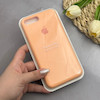 قاب گوشی iPhone 7 Plus - iPhone 8 Plus آیفون سیلیکونی اورجینال پاک کنی درجه یک زیربسته نارنجی روشن کد 130215