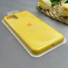 قاب گوشی iPhone 11 Pro Max آیفون سیلیکونی اورجینال پاک کنی درجه یک زیربسته زرد کد 130219