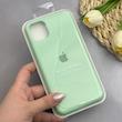 قاب گوشی iPhone 11 Pro Max آیفون سیلیکونی اورجینال پاک کنی درجه یک زیربسته سبز پاستلی کد 130220