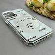 قاب گوشی iPhone 12 - iPhone 12 Pro آیفون اورجینال فانتزی سخت آینه ای لنز کرومی ایربگ دار طرح PUPPY کیوت کد 130221
