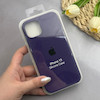 قاب گوشی iPhone 13 - iPhone 14 آیفون سیلیکونی اورجینال پاک کنی درجه یک زیربسته بنفش تیره کد 130231