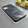 قاب گوشی iPhone 13 Pro Max آیفون سیلیکونی اورجینال پاک کنی درجه یک زیربسته سرمه ای تیره کد 130236