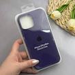 قاب گوشی iPhone 13 Pro Max آیفون سیلیکونی اورجینال پاک کنی درجه یک زیربسته بنفش تیره کد 130237