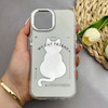 قاب گوشی iPhone 15 آیفون اورجینال فانتزی سخت آینه ای لنز کرومی ایربگ دار طرح PUPPY کیوت کد 130238