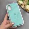 قاب گوشی iPhone 17 آیفون سیلیکونی اورجینال پاک کنی درجه یک زیربسته آبی سبز کد 130242