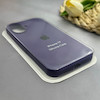 قاب گوشی iPhone 17 آیفون سیلیکونی اورجینال پاک کنی درجه یک زیربسته بنفش تیره کد 130243