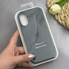 قاب گوشی iPhone 17 آیفون سیلیکونی اورجینال پاک کنی درجه یک زیربسته خاکستری کد 130244
