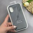 قاب گوشی iPhone 17 آیفون سیلیکونی اورجینال پاک کنی درجه یک زیربسته خاکستری کد 130244