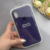قاب گوشی iPhone X - iPhone XS آیفون سیلیکونی اورجینال پاک کنی درجه یک زیربسته بنفش تیره کد 130246
