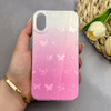 قاب گوشی iPhone X - XS آیفون فانتزی براق IMD لیزری لاکچری سخت HARD طرح پروانه کد 130248