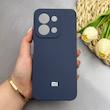 قاب گوشی Redmi 15C - Poco C85 شیائومی سیلیکونی اورجینال پاک کنی درجه یک زیربسته سرمه ای کد 130261